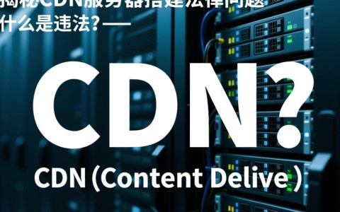 个人自行搭建CDN服务器是否合法？法律风险详解