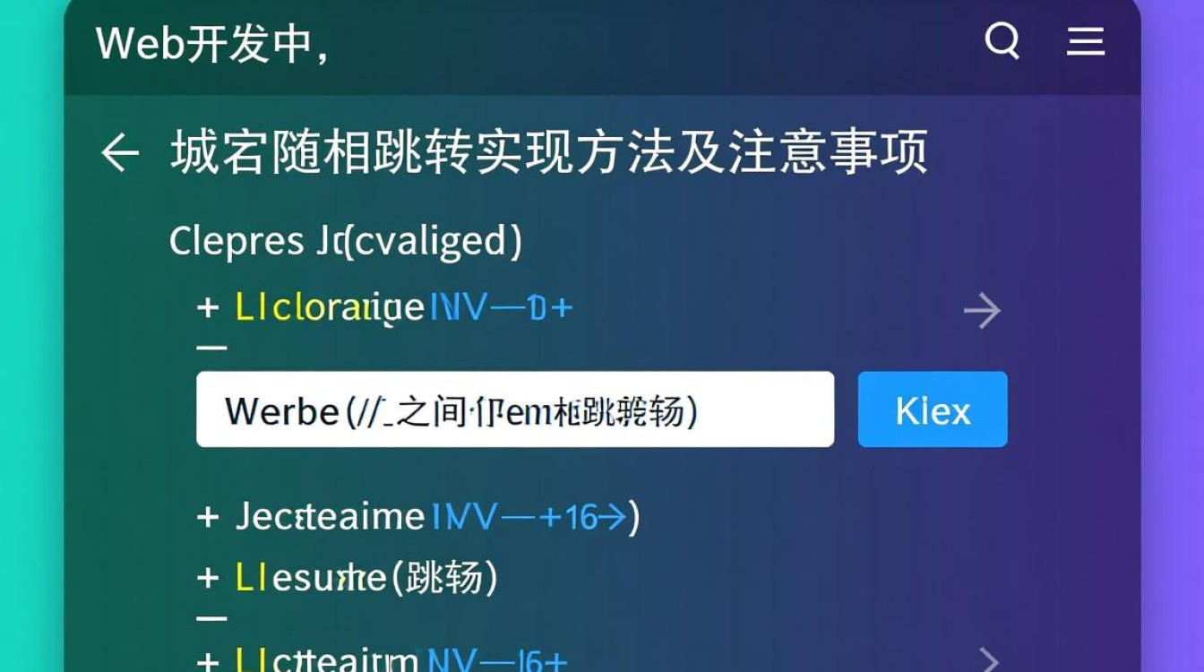 js多域名随机跳转技术,如何实现高效且精准的网页跳转策略? js多域名随机跳转技术,如何实现高效且精准的网页跳转策略?