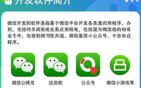 微信开发的软件使用教程详解，有哪些实用功能及操作步骤？
