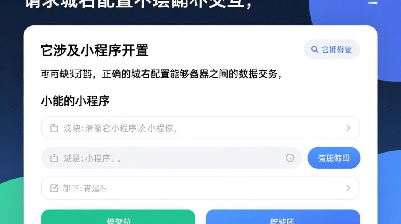 小程序请求域名配置，如何确保安全高效且符合最新规范？