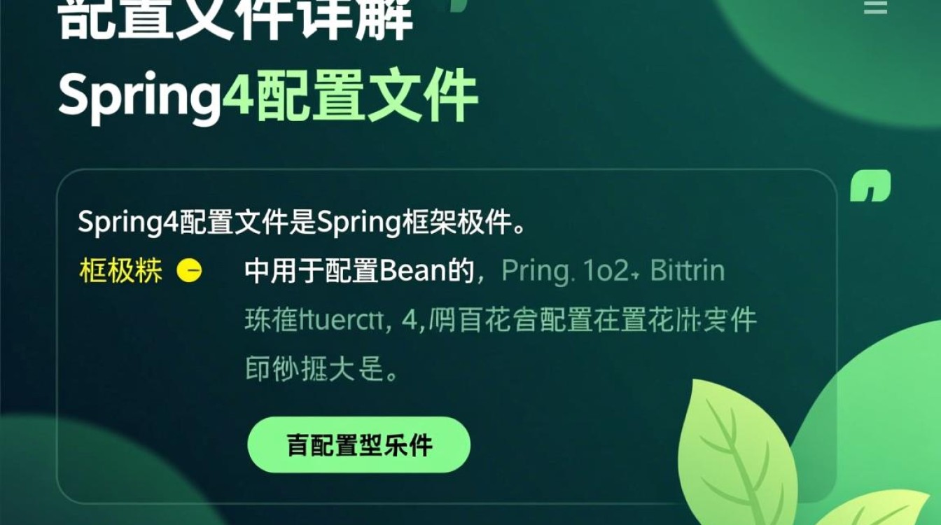Spring4配置文件中,如何优化配置以提升应用性能与稳定性? Spring4配置文件中,如何优化配置以提升应用性能与稳定性?
