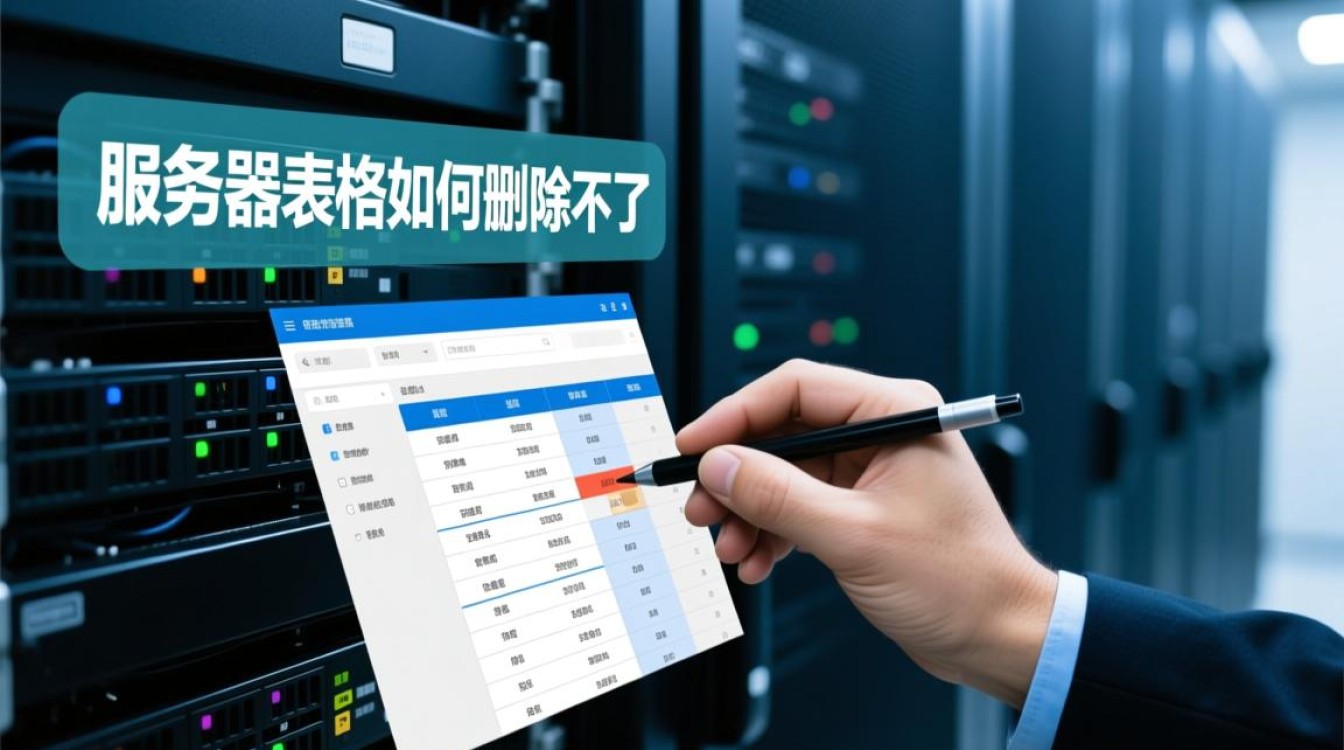 服务器表格删不了怎么办？权限不足还是文件被占用？