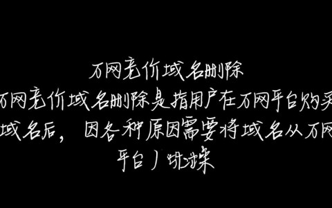 万网竞价域名删除背后原因及影响分析，是何原因导致此举？