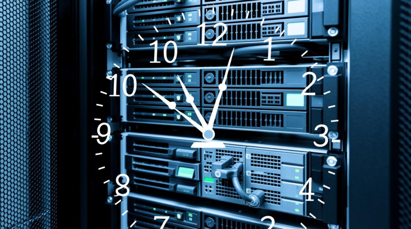 配置时间同步服务器时，有哪些关键步骤和注意事项？