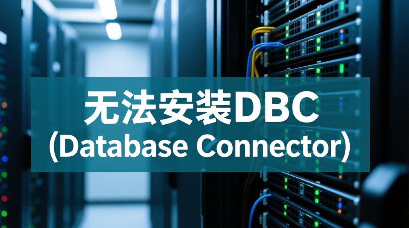 服务器装不上DBC?常见原因及解决方法有哪些? 服务器装不上DBC?常见原因及解决方法有哪些?