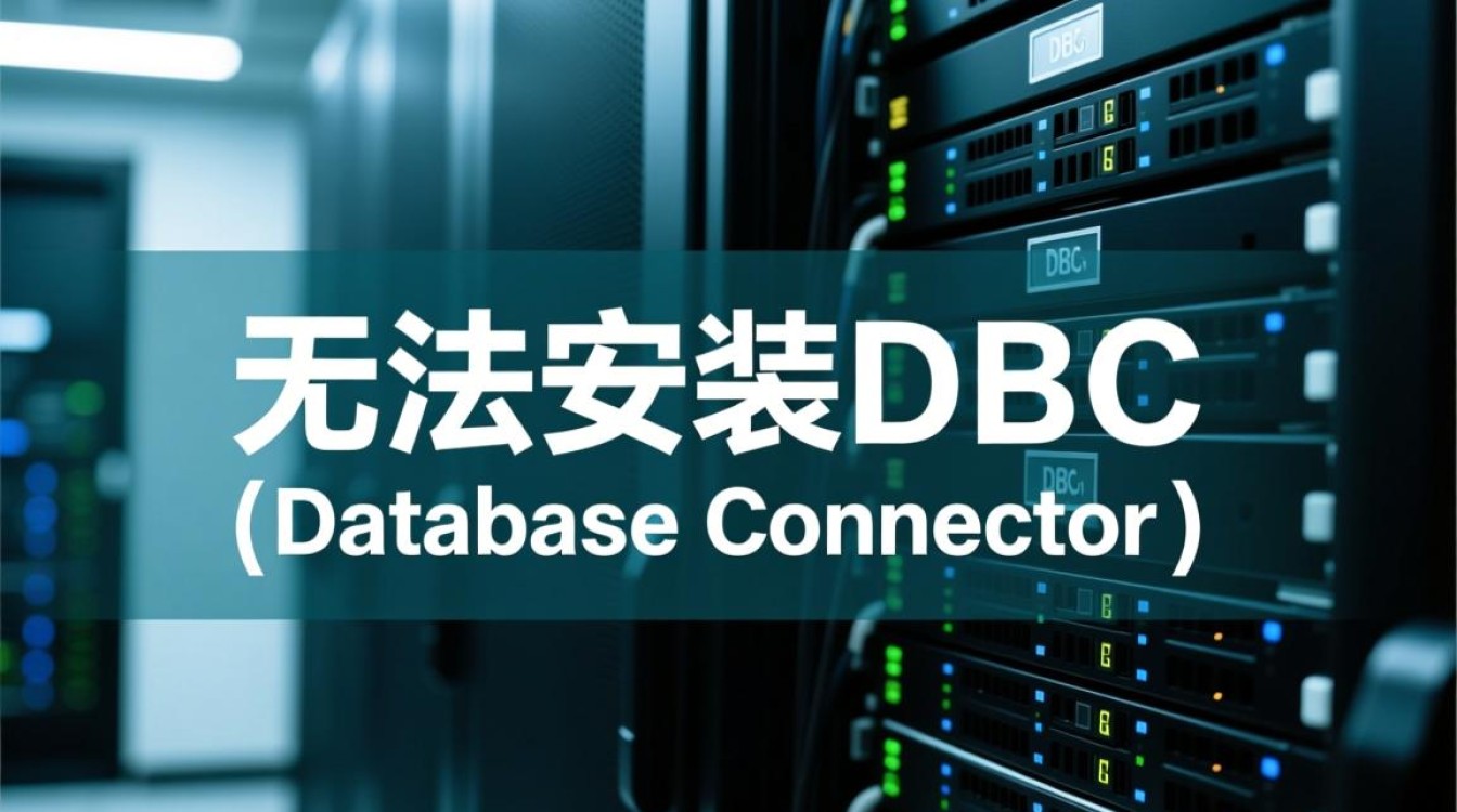 服务器装不上DBC?常见原因及解决方法有哪些? 服务器装不上DBC?常见原因及解决方法有哪些?