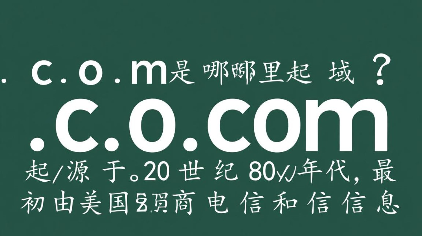 .com域名究竟源自哪个国家或地区？揭秘其历史起源之谜
