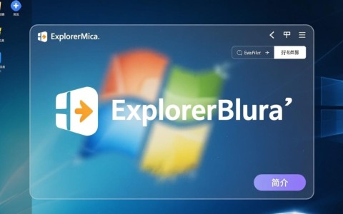 ExplorerBlurMica,文件管理器毛玻璃工具免费下载