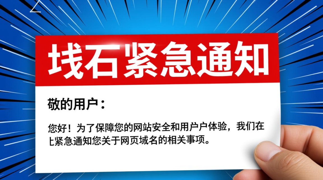 网页域名紧急通知为何突然发布?背后原因及应对措施详解? 网页域名紧急通知为何突然发布?背后原因及应对措施详解?