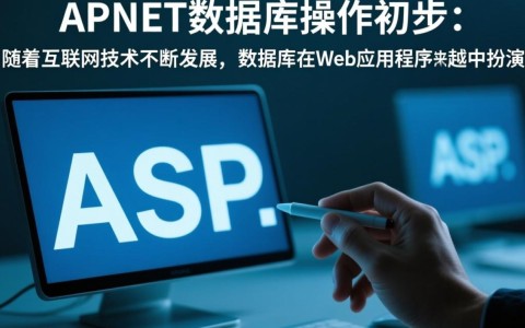 ASP.NET数据库操作入门，有哪些关键点需要掌握？