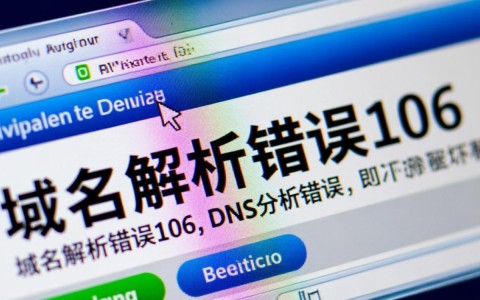 域名解析错误106是什么原因导致的，如何解决这一问题？
