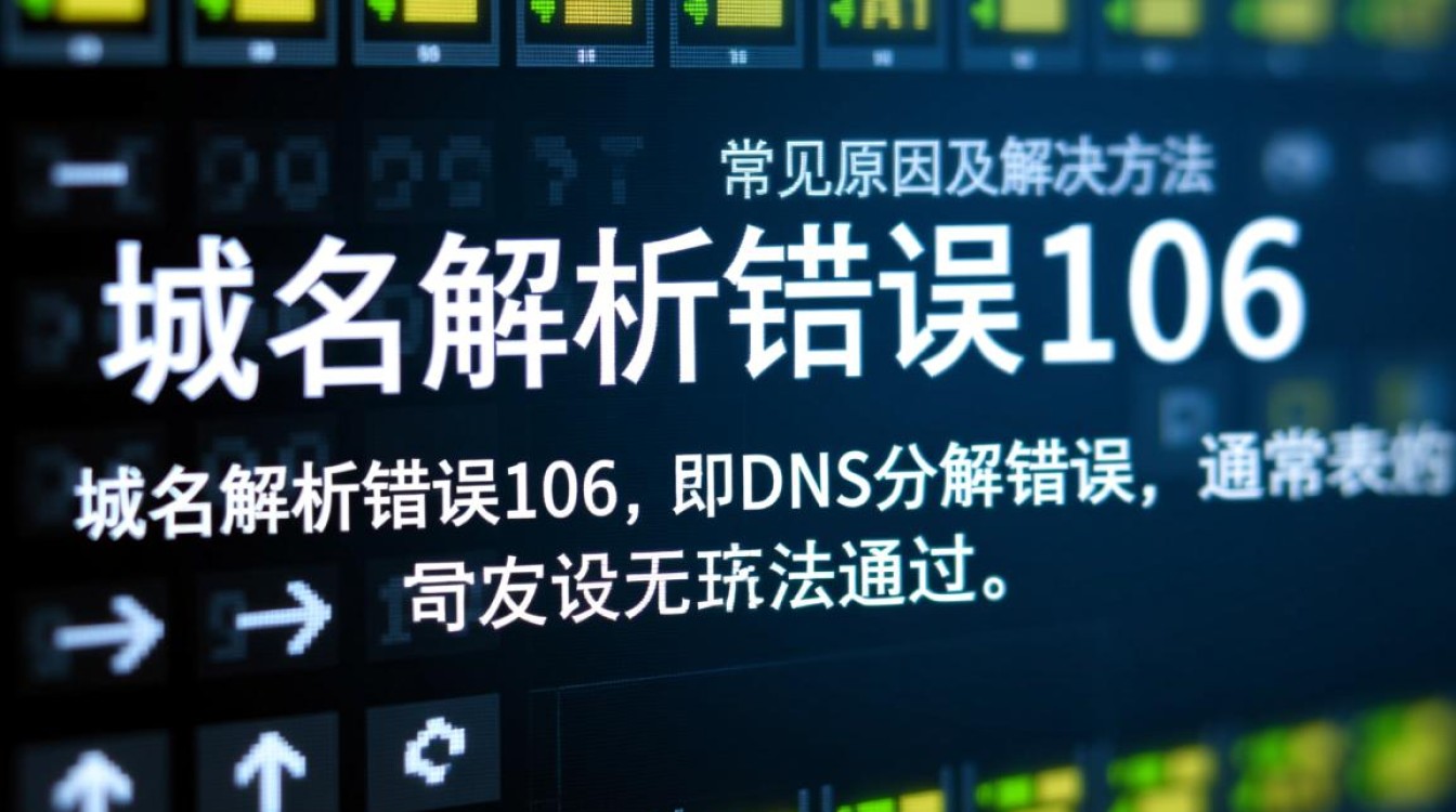 域名解析错误106是什么原因导致的，如何解决这一问题？