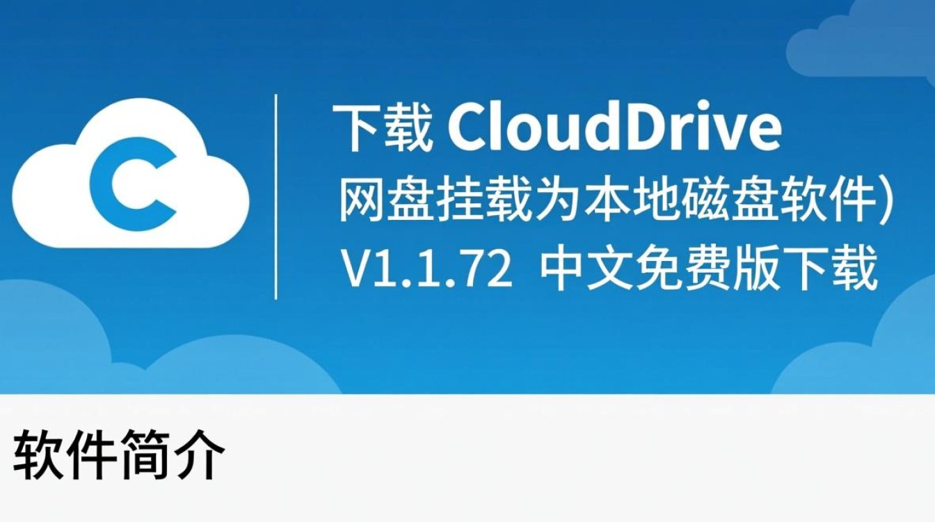 CloudDrive V1.1.72中文免费版，网盘挂载本地磁盘软件下载