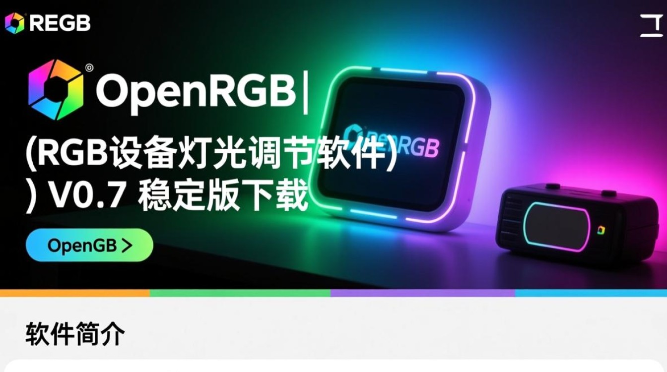 OpenRGB 0.7稳定版，RGB设备灯光调节软件下载 - 酷番云知识库