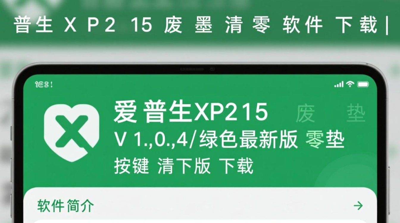 爱普生XP215废墨清零软件V1.0.4绿色版下载