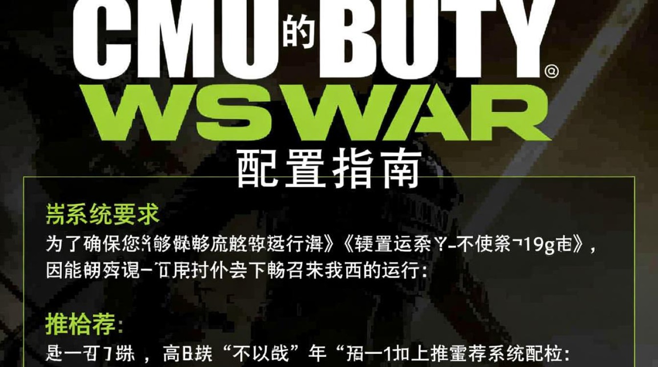 使命召唤高级战争配置要求是什么？详细解析配置疑问解答