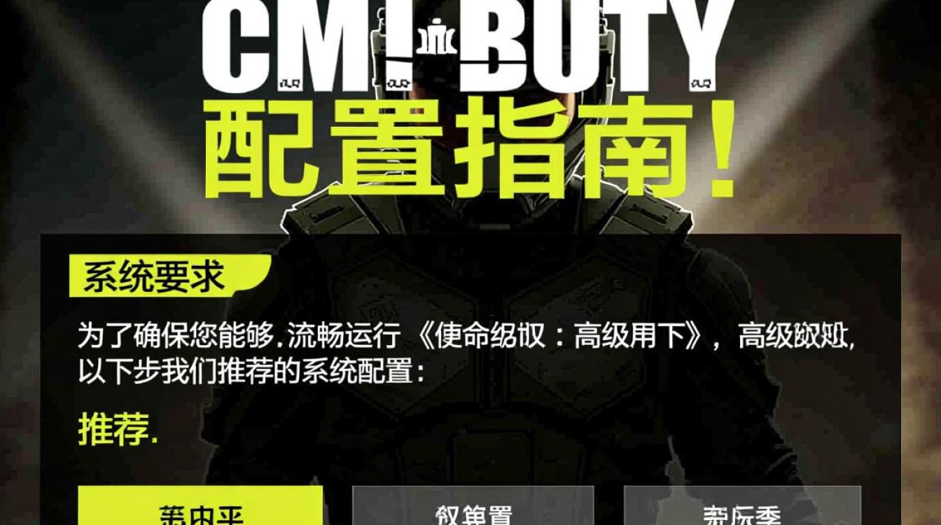 使命召唤高级战争配置要求是什么？详细解析配置疑问解答