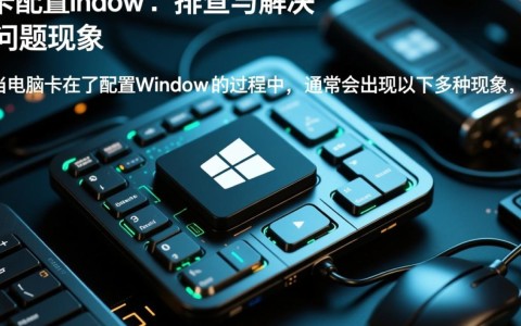 电脑卡住配置Windows，是系统故障还是硬件问题？如何快速解决？