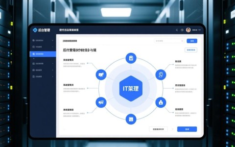 服务器独后台管理界面如何高效运维与管理？