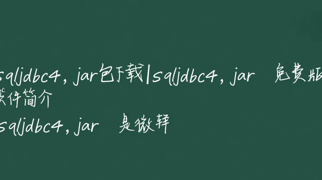 SQL Server JDBC驱动sqljdbc4.jar免费下载