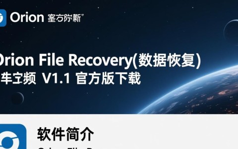 Orion File Recovery V1.1官方版数据恢复软件下载