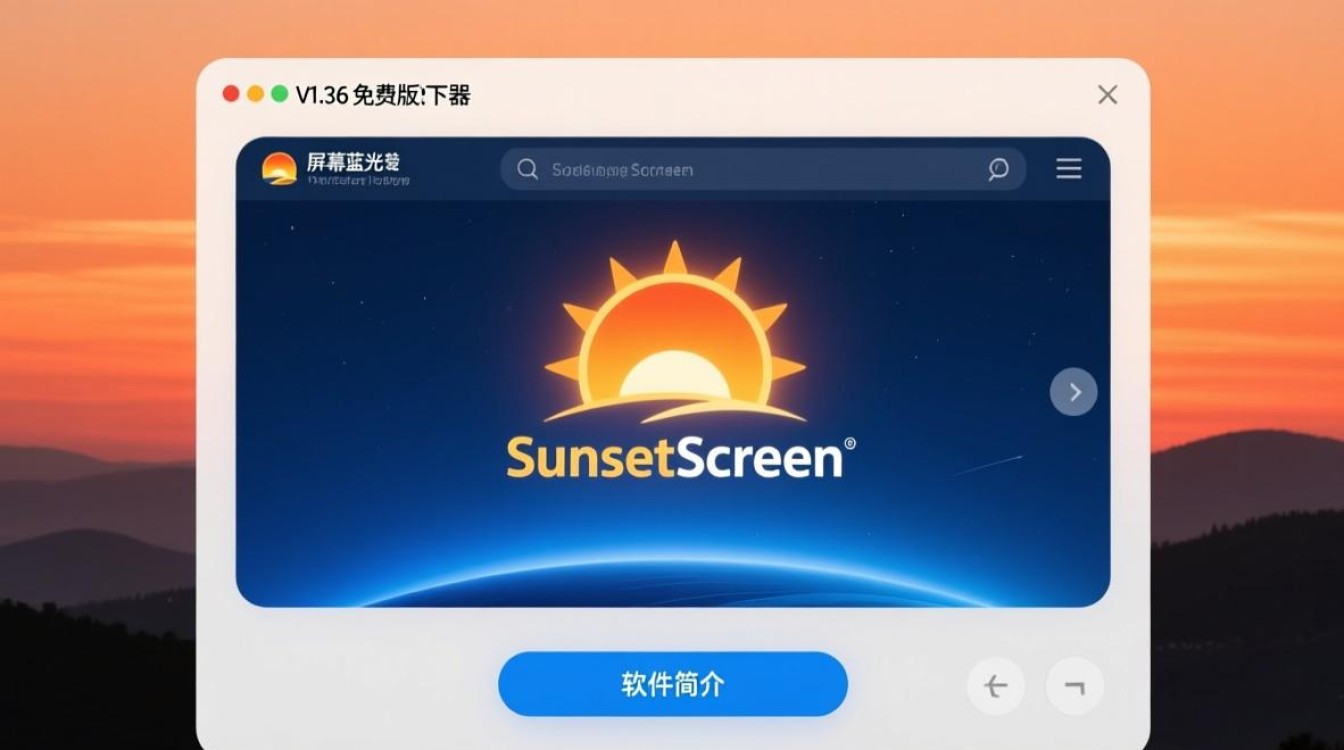SunsetScreen蓝光过滤V1.36免费版下载 SunsetScreen蓝光过滤V1.36免费版下载