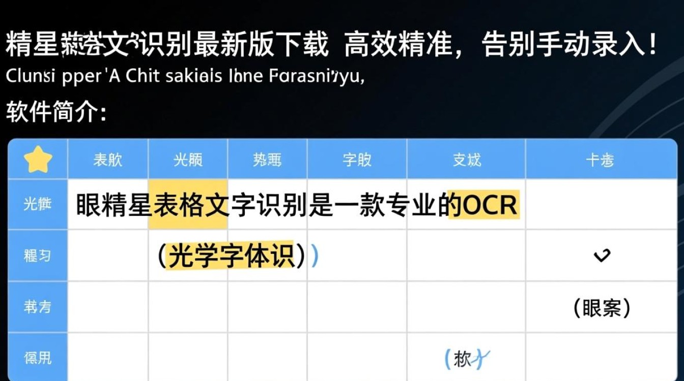 眼精星表格文字识别2025最新版下载