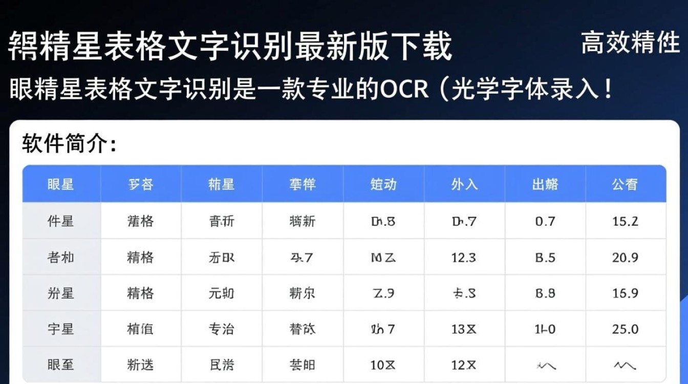 眼精星表格文字识别2025最新版下载