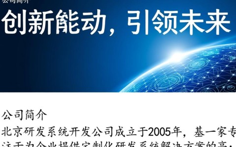北京研发系统开发公司，他们的系统开发技术如何引领行业创新？