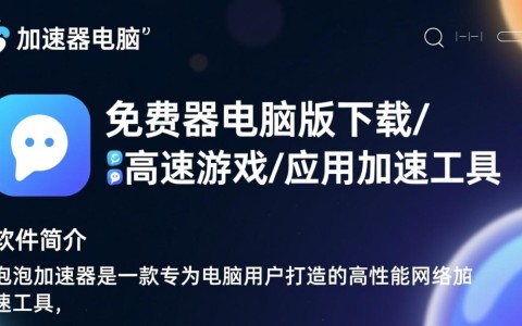泡泡加速器电脑版免费下载安装