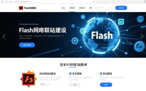Flash AS3网站模板如何提升网页互动性和用户体验？