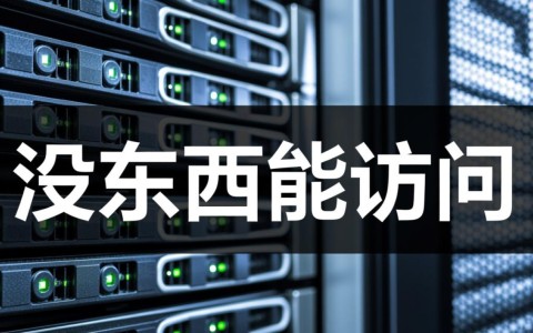 服务器没东西能访问吗？无法访问服务器内容怎么办？