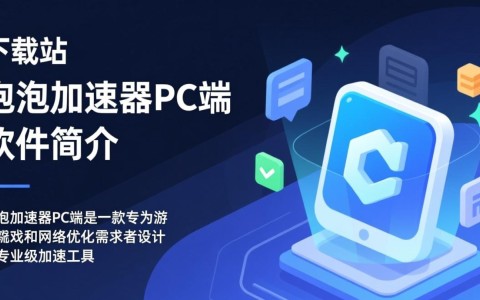 泡泡加速器PC端免费下载安装