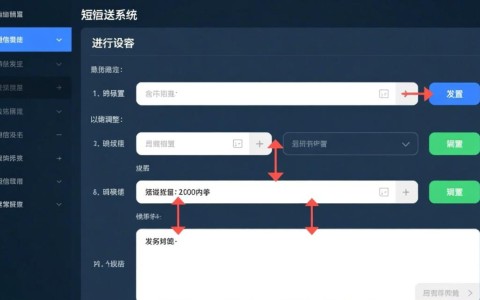 配置短信参数究竟指的是调整哪些具体设置以实现短信功能？