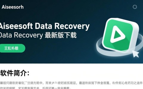 Aiseesoft Data Recovery最新版下载安全吗？数据恢复效果怎么样？