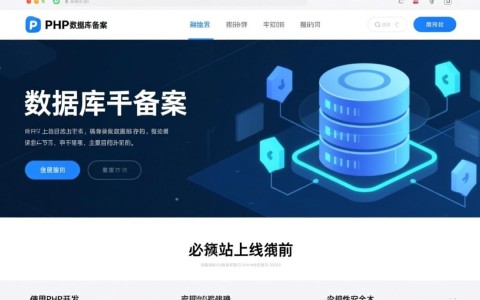 PHP数据库备案具体操作步骤是什么？