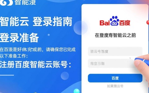 百度智能云登录操作步骤详解，有哪些常见问题及解决方法？