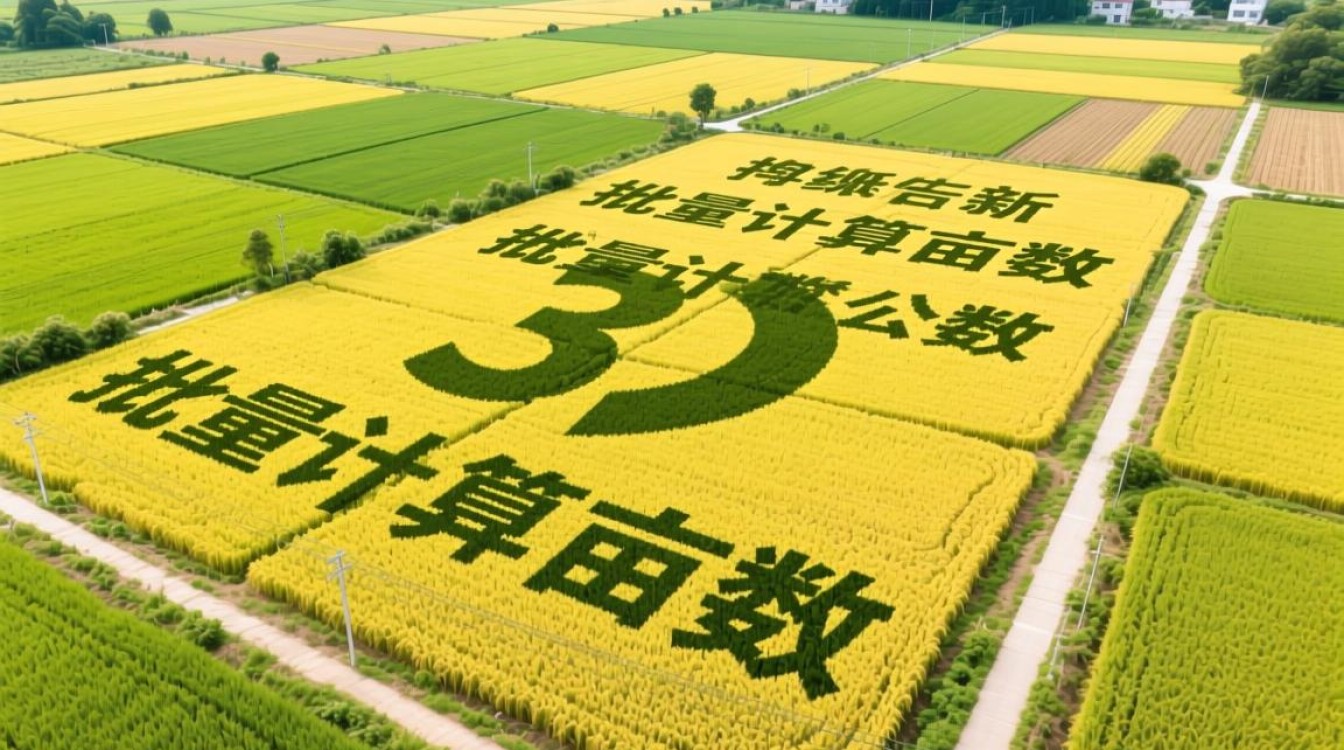 批量计算亩数时，有哪些高效实用的方法和工具推荐？