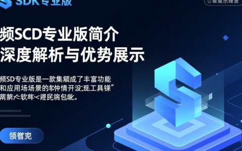 频sdk专业版究竟有何独特之处？揭秘其专业魅力与功能优势