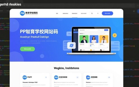 php教育学校网站源码