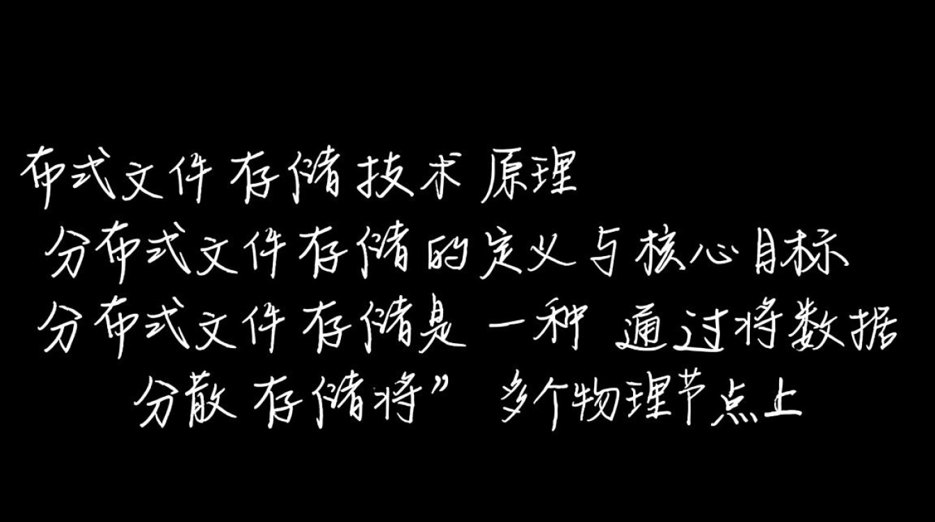 分布式文件存储技术原理的核心是什么？