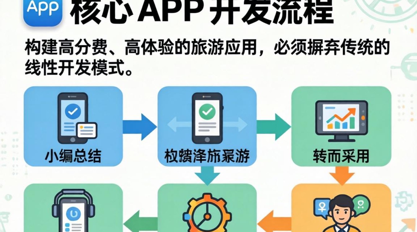 旅游app开发流程图怎么做?旅游app开发流程及注意事项 - 酷番云知识库