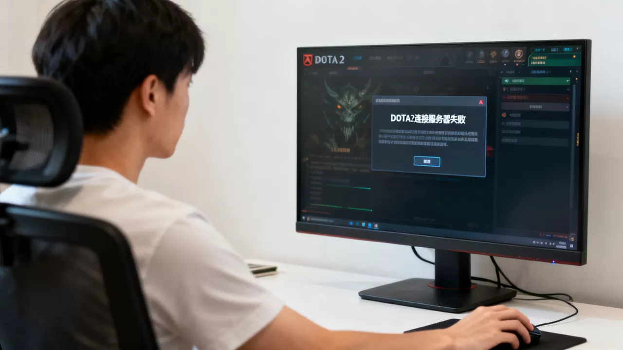 为什么我DOTA2无法与选中服务器，DOTA2连接服务器失败怎么办 - 酷番云知识库